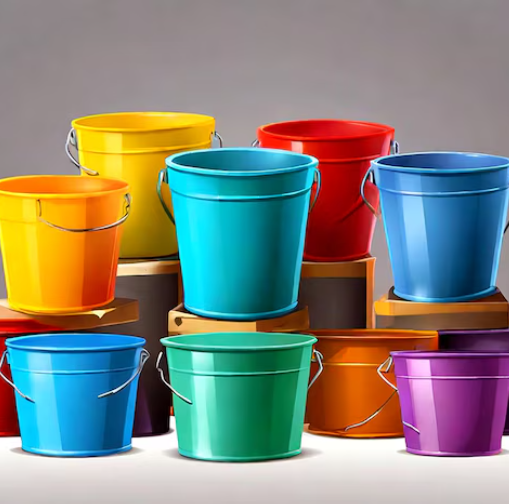 Пластиковые ведра для хозяйства и для бизнеса