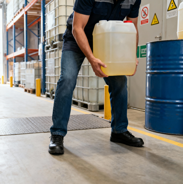Безопасность на производстве: как пластиковые канистры и бочки снижают риск травм